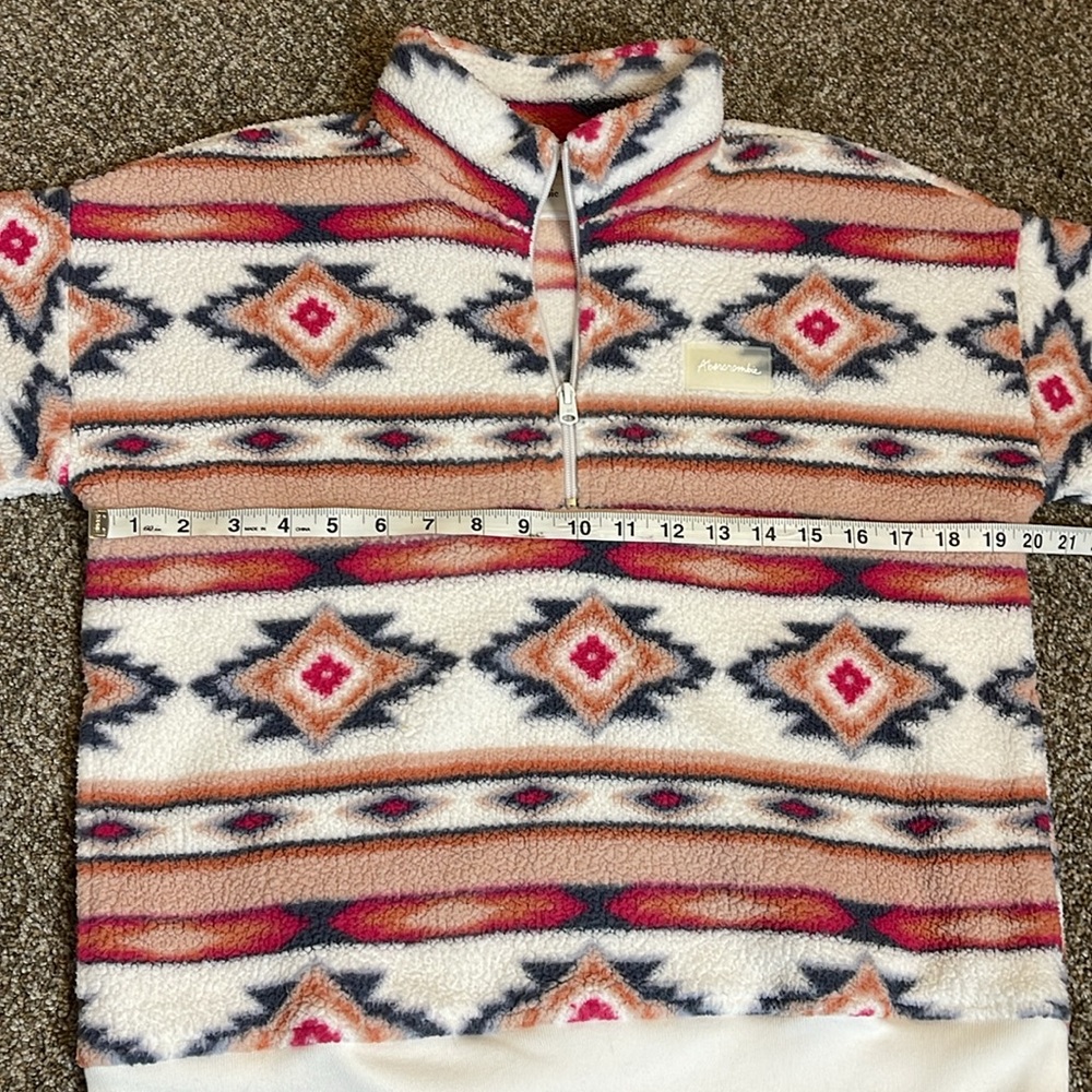 Abercrombie kids Sherpa Aztec half zip - Picture 4 of 7